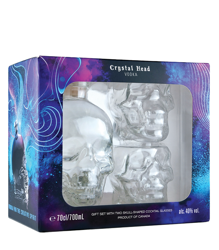 Crystal Head Vodka 0.7 L + glasses