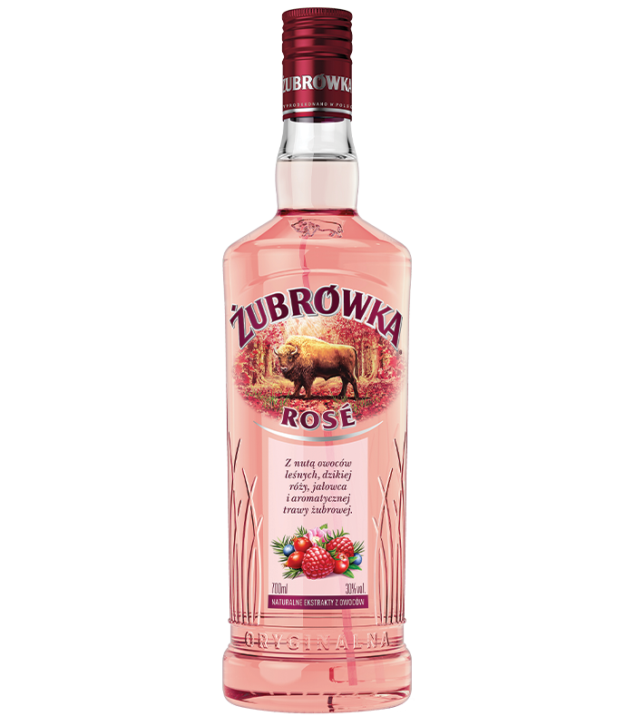Zubrovka Vodka Liqueur Rose 0.7